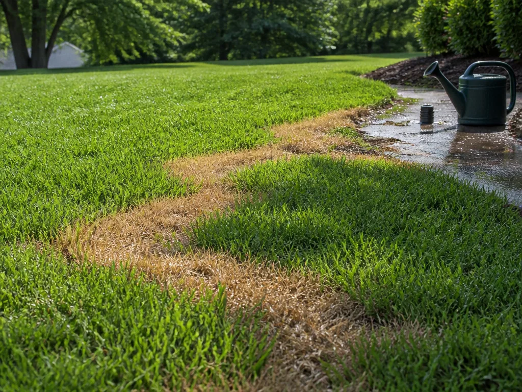 Brown patches signaling trouble in Redoak lawns