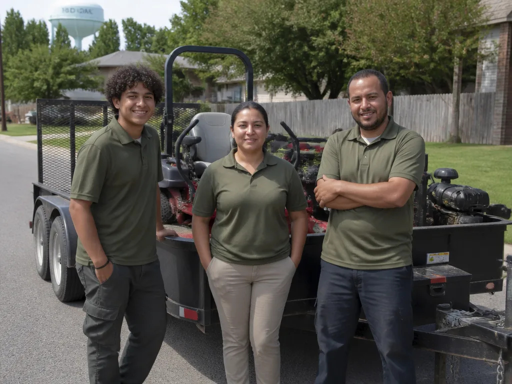 Red Oak Lawn Care team
